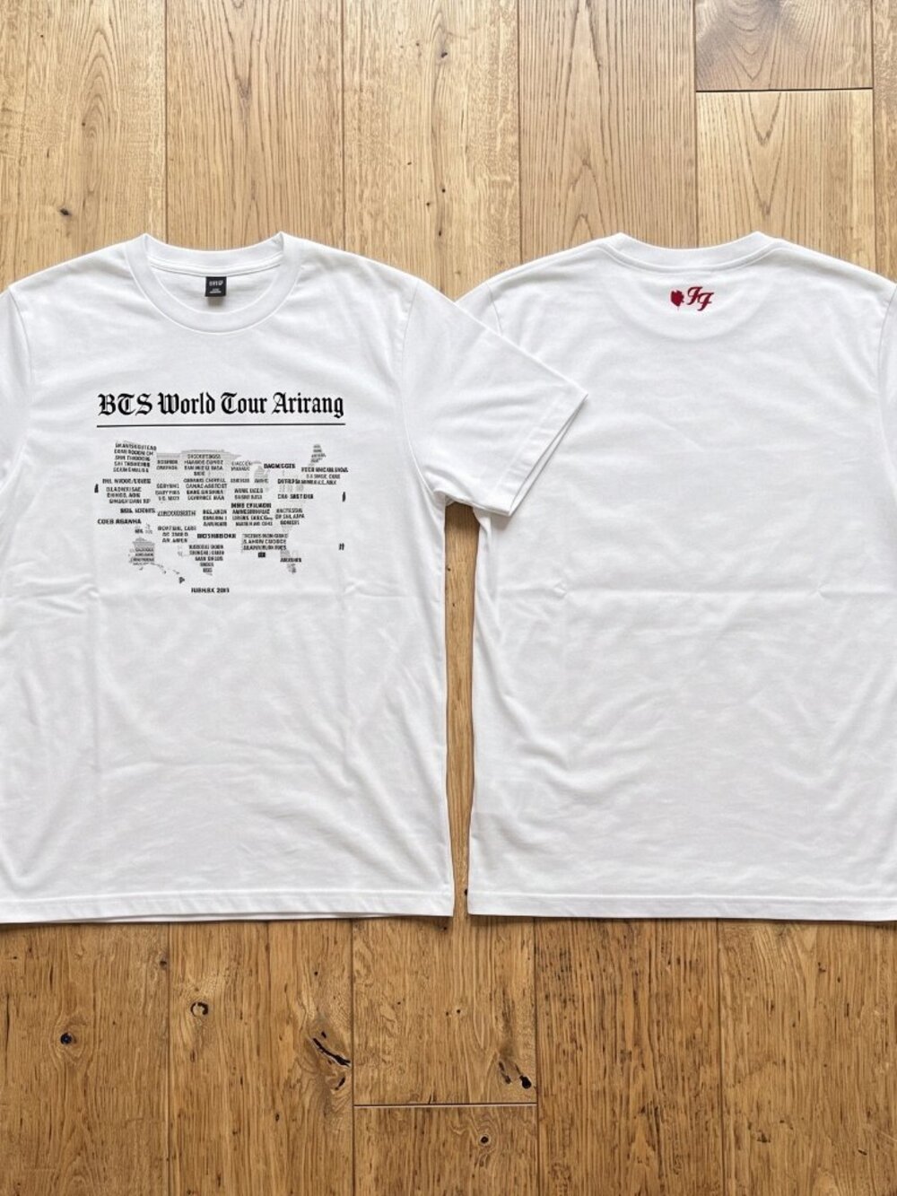 BTS Arirang World Tour 2026 Merch Tee, T-Shirt Reprint